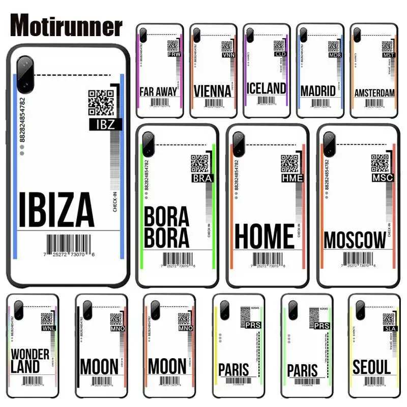 

Ins Personality Tags Travel Label Country Mobile Case For Iphone 4s 4 5s 5 5c Se Se2 6 6s 7 8 Plus X Telephone Accessories