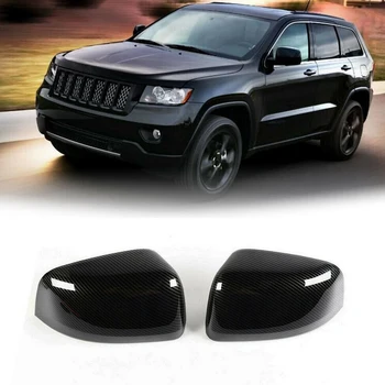 

2020 Hot Sale 1Pair Side Rearview Mirror Cover Trim Decor For Jeep Grand Cherokee 11-16 Brand New And High Quality