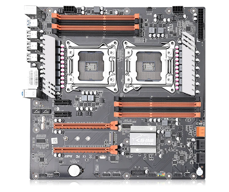 Jingsha X79 двойной Процессор материнская плата LGA2011 SATA3.0 E-ATX M.2 DDR3 материнская плата