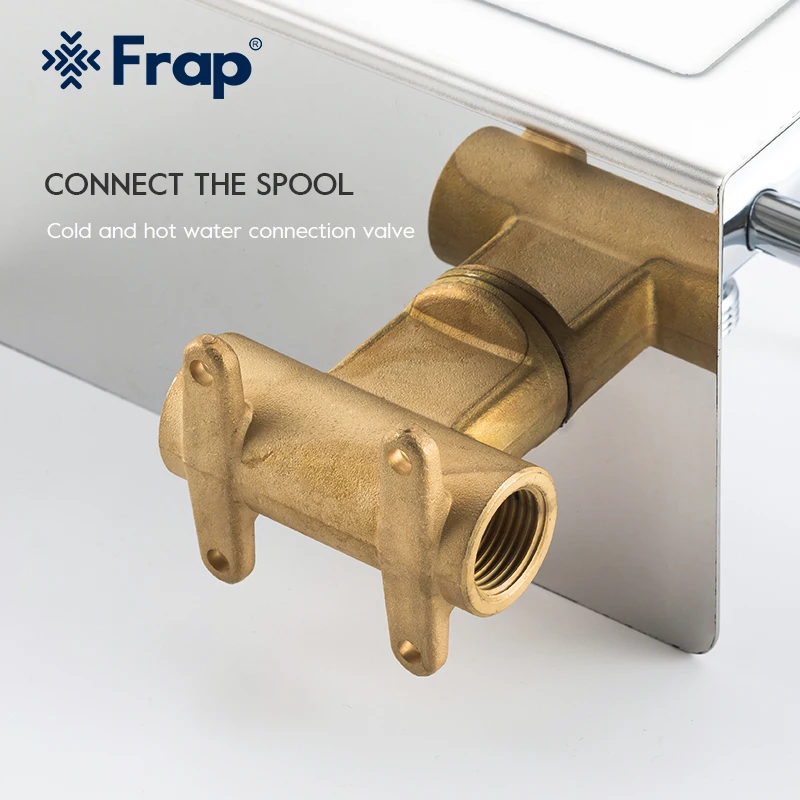 US $68.52 Frap Brass Single Cold Amp Cold Hot Water Corner Valve Bidet Faucets Function Square Hand Shower Head Tap Crane For Woman F7516