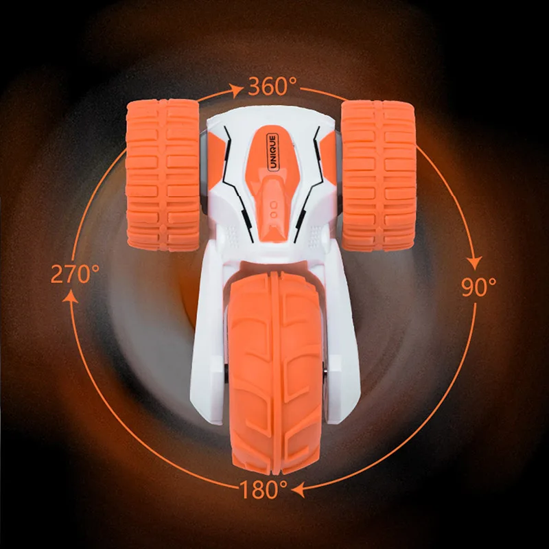Пульт дистанционного управления автомобиль RC трюк автомобиль 2,4 г двухсторонний Дрифт Багги автомобили 360 ° Вращение Tumbling ролл радио автомобиль для мальчиков Детский подарок