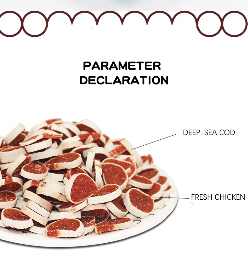 Лакомство для собак куриная грудка треска сэндвич универсальное питание здоровая собака еда чистые зубы обучение награда закуски для собаки