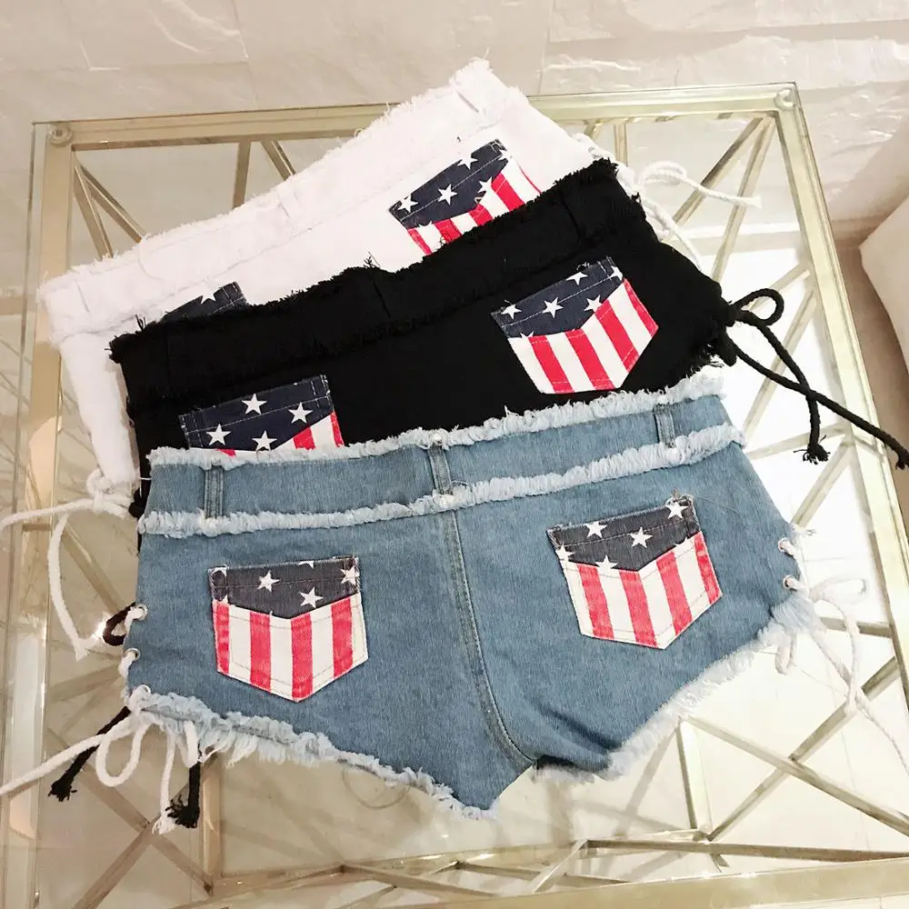 Ripped Shorts WoSexy Jeans girls Summer Booty Shorts Mini Denim Short female Casual Jean Black Shorts Vintage The New Size S-L