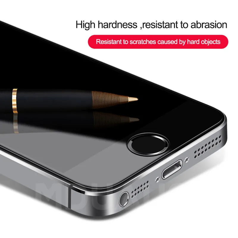Закаленное стекло для Apple iPhone 5S 5 SE 5C защита экрана 9H Анти-взрыв Защитная пленка для iPhone 5S, SE 4 4S 5 стекло