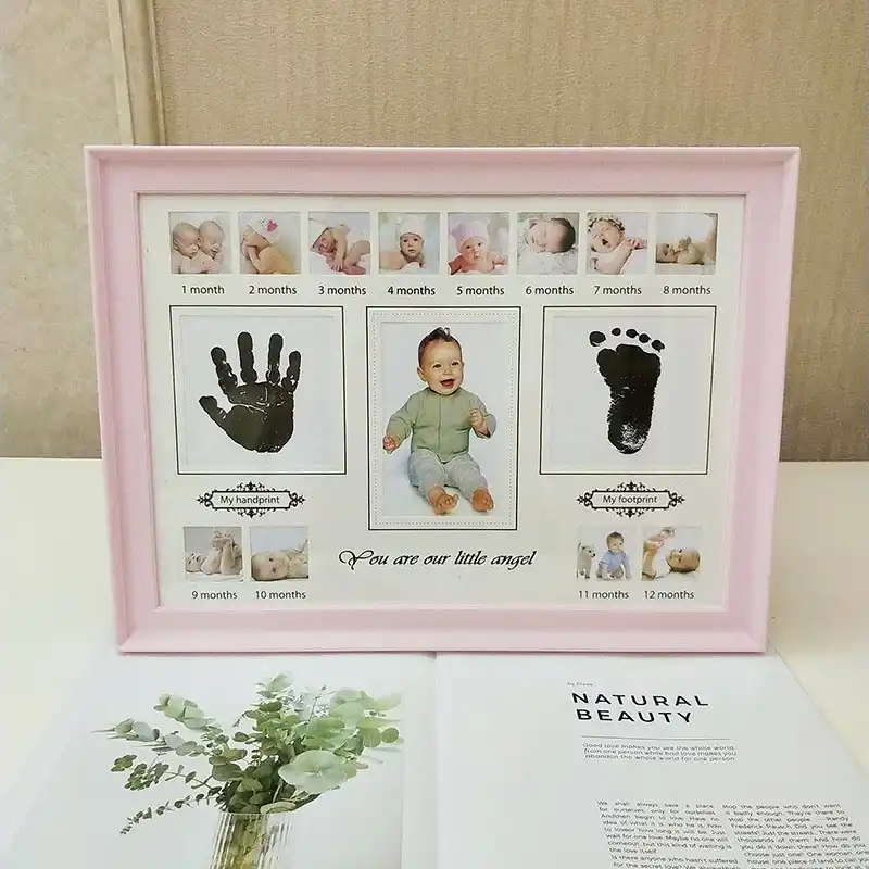 baby footprint frame