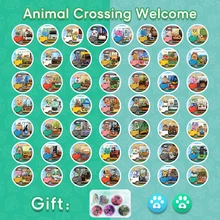 18Pcs 50Pcs Mod-X Nfc Card for Nintend Switch 3DS Animal Crossing Amiibo Card Animal Crossing Welcome Series Figuras Amiibo NCF