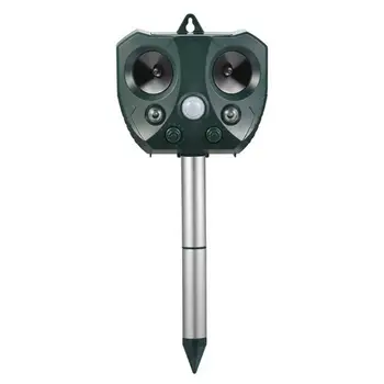 

Outdoor Ultrasonic Pest Repeller Garden Mole Repellent Solar Power Ultrasonic Mole Bird Mosquito Mouse Control Garden Yard