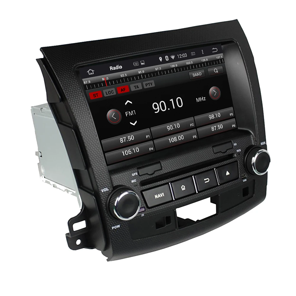 8 &quot8 ядер Android 9 0 автомобильное радио для MITSUBISHI Outlander 2006 2012 dvd плеер 4 + 64 Гб