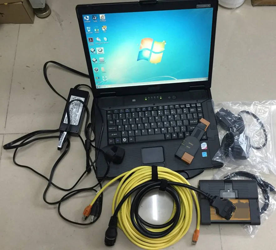  V2019.12 Software icom a2 para BMW Auto diagnóstico y programación HDD win7 instalado bien CF-52 i5
