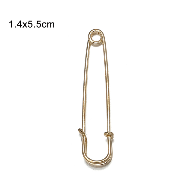 Safety Brooch Pins Base Accessories for DIY Jewelry Making 55/70/75mm Wedding Bouquet Christmas Brooch Findings Supplier