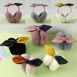 Cute All-match Thicken Female Warm Earmuffs Winter Earmuffs Plush Rabbit Ears
