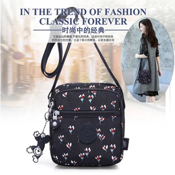 

TEGAOTE Chinese style Casual Kipled Original Bolsa School Backpack for Teenage Girl With Monkey Keychain Bags