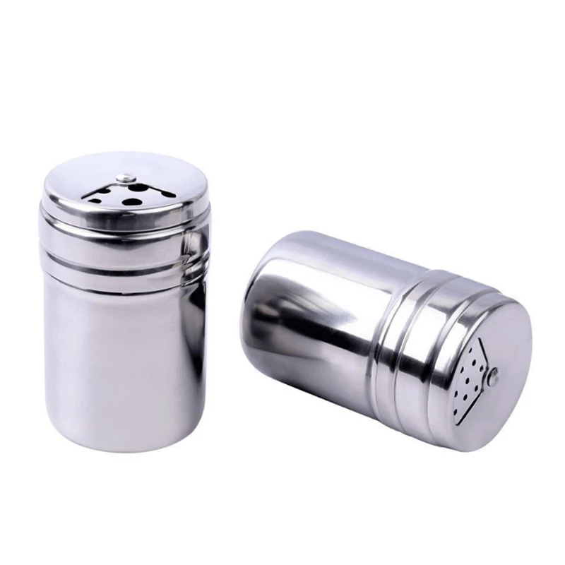 Camping seasoning bottle outdoor barbecue seasoning pot set stainless steel portable kitchen seasoning bottle seasoning pot