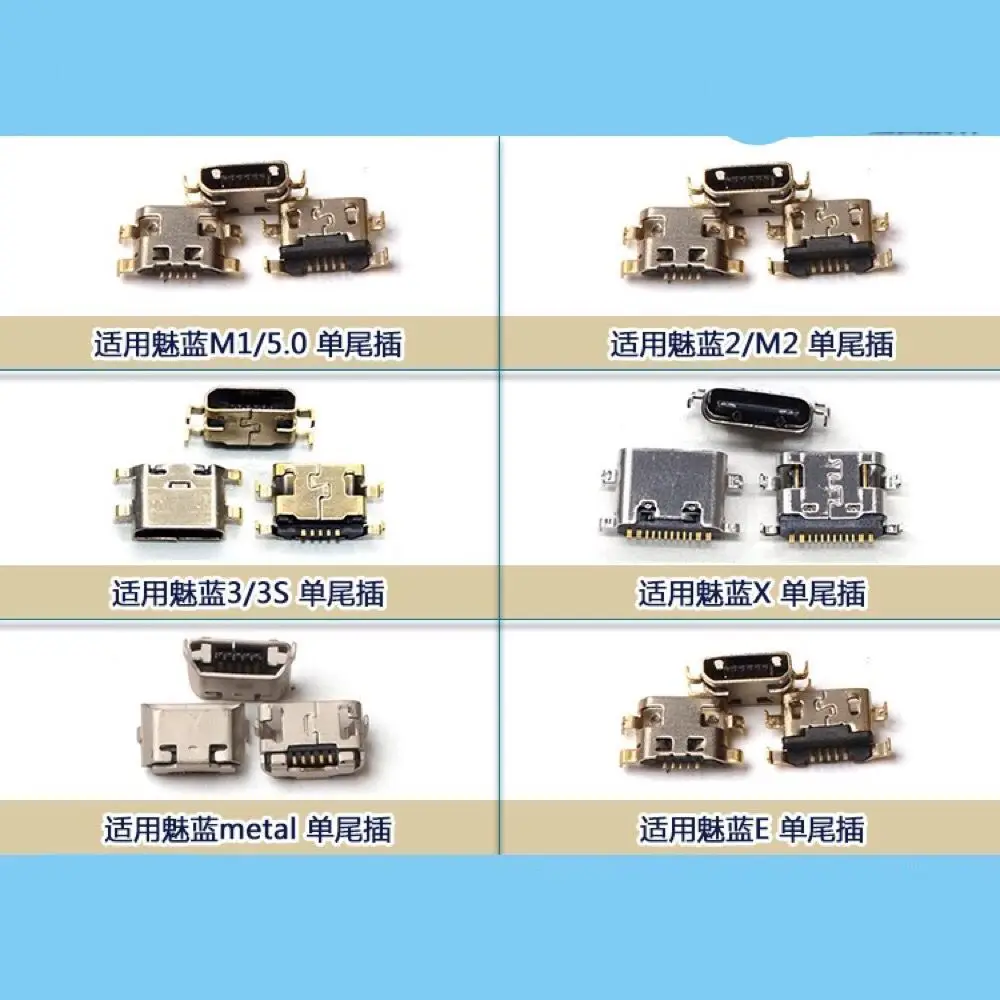MEILAN M1 M2 3 3S X Металлический E usb разъем для зарядки сокет данных вилка материнская