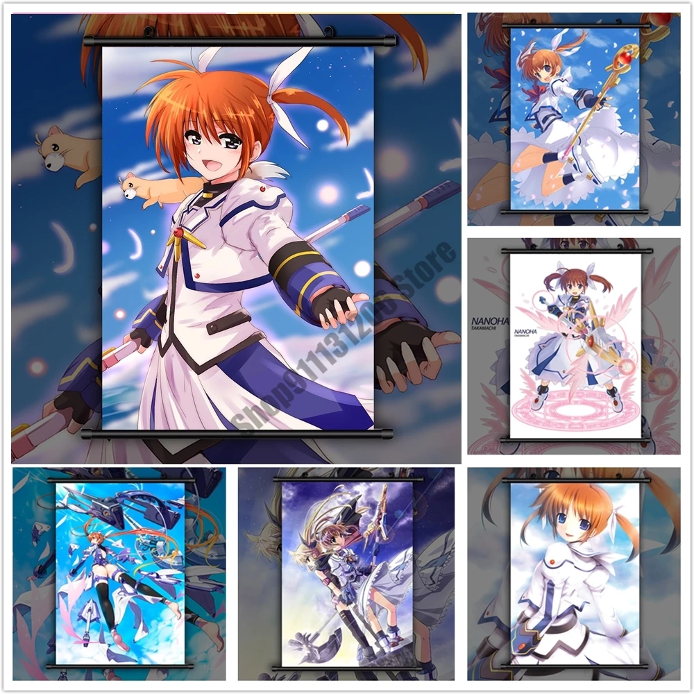 Алмазная живопись аниме наборы для вышивки крестиком Mahou Shoujo Lyrical Nanoha Takamachi
