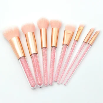 

8 Pcs Diamond Brushes Professional Makeup Brush Set Foundation Powder Brush New