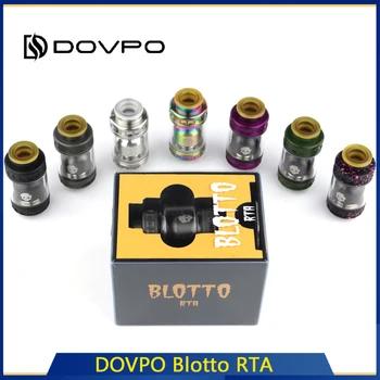 

Dovpo Blotto RTA Tank with 2/6ml Glass Bubble Atomizer 510 thread Easy filling E- cigarette Vape Tank vs Dead Rabbit