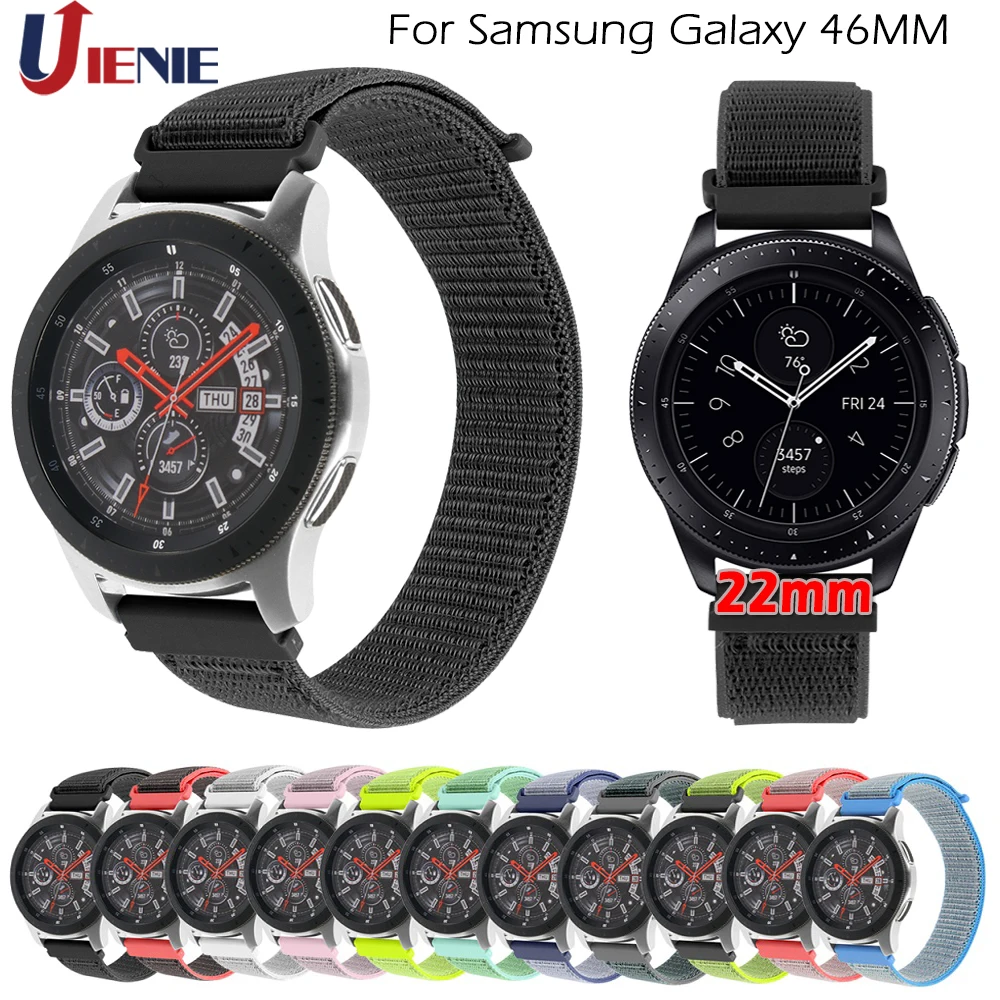 Часы с нейлоновым ремнем для Galaxy Watch 46 мм/samsung gear S3 Frontier ремешок для S3 классический умный Браслет спортивный браслет