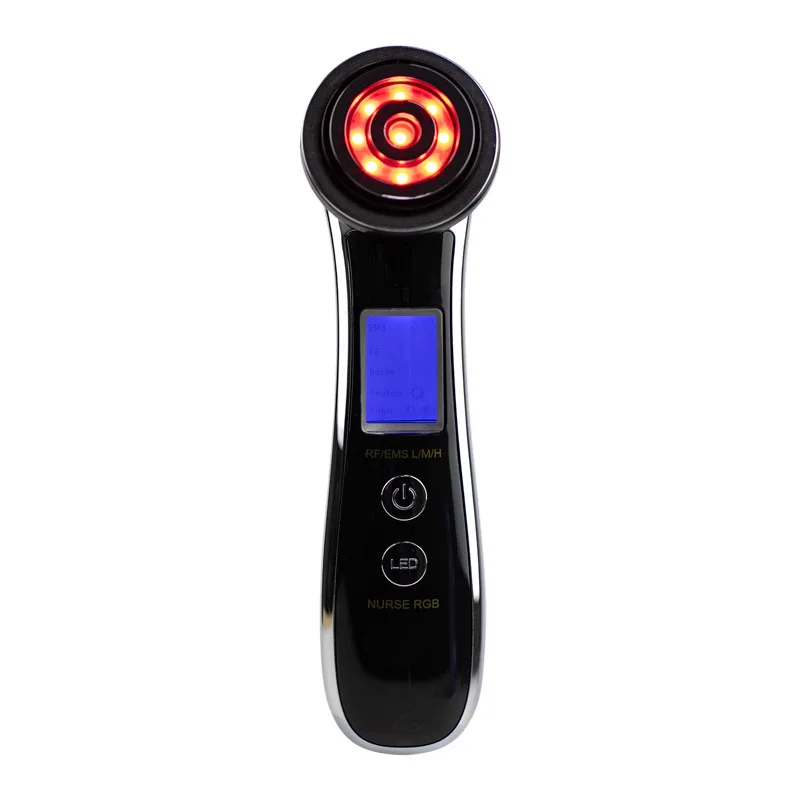  Radiofrequency EMS LED 3 color Light Beauty Device lifting skin Rejuvenation vibration massage for 