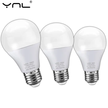 

E27 LED Bulb Lamp 3W 6W 9W 12W 15W 18W AC 220V 240V Lampada LED Lamp Spotlight Table Bombillas Cold Warm White