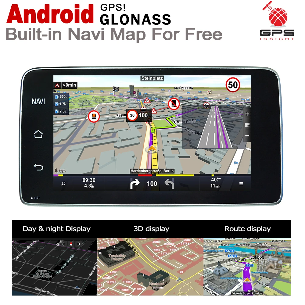 Автомобильный мультимедийный плеер с GPS Navi Map стерео оригинальный стиль радио для