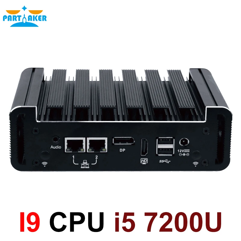 Причастником Intel Core i5 7200U промышленный безвентиляторный мини-ПК Windows 10 4K HTPC NUC HDMI DP 6 USB 2 COM для Бизнес офиса Причастником Intel Core i5 7200U промышленный безвентиляторный мини-ПК Windows 10 4K HTPC NUC HDMI DP 6 USB 2 COM для Бизнес офиса