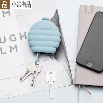 

Youpin Jordanjudy Honey Pot Silicone Key Bag Large Capacity Cartoon Multi-Function Drawstring Keychain Portable Key Case Mi Home