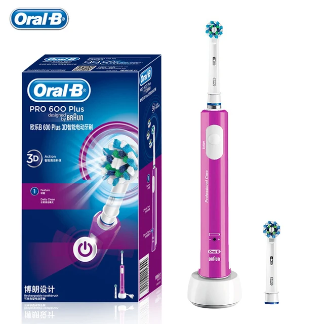 Nautisch selecteer Pelmel Oral B Pro 600 Electric Toothbrush | Brush Electric Oral B Pro - Oral-b  Pro600 - Aliexpress