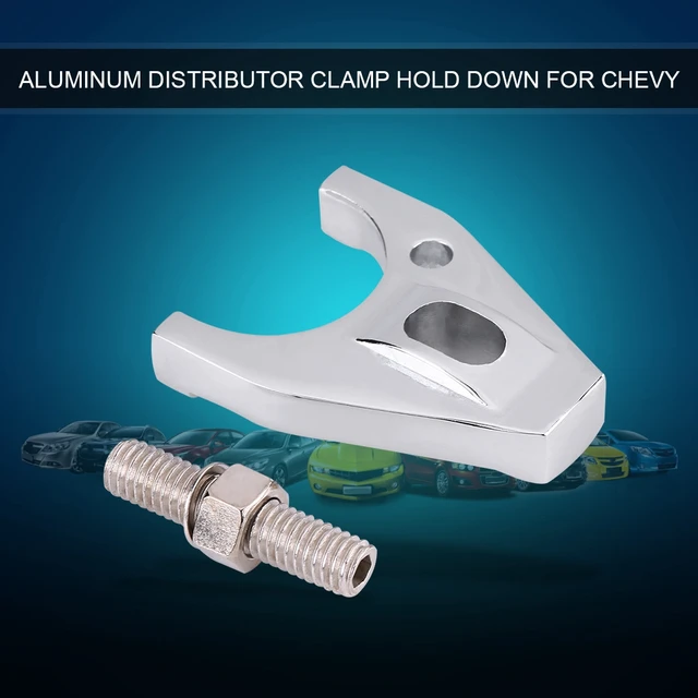 Gorgeri Distributor Clamp chrome Billet Aluminum Distributor Clamp Hold Down for SBC BBC SB BB HEI Electronic Gorgeri Distributor Clamp chrome Billet Aluminum Distributor Clamp Hold Down for SBC BBC SB BB HEI Electronic