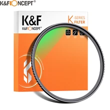 K&F Concept 37-86mm UV Filter Lens MC Ultra Slim Optics with Multi Coated Protection 37mm 49mm 52mm 58mm 62mm 67mm  77mm 82mm