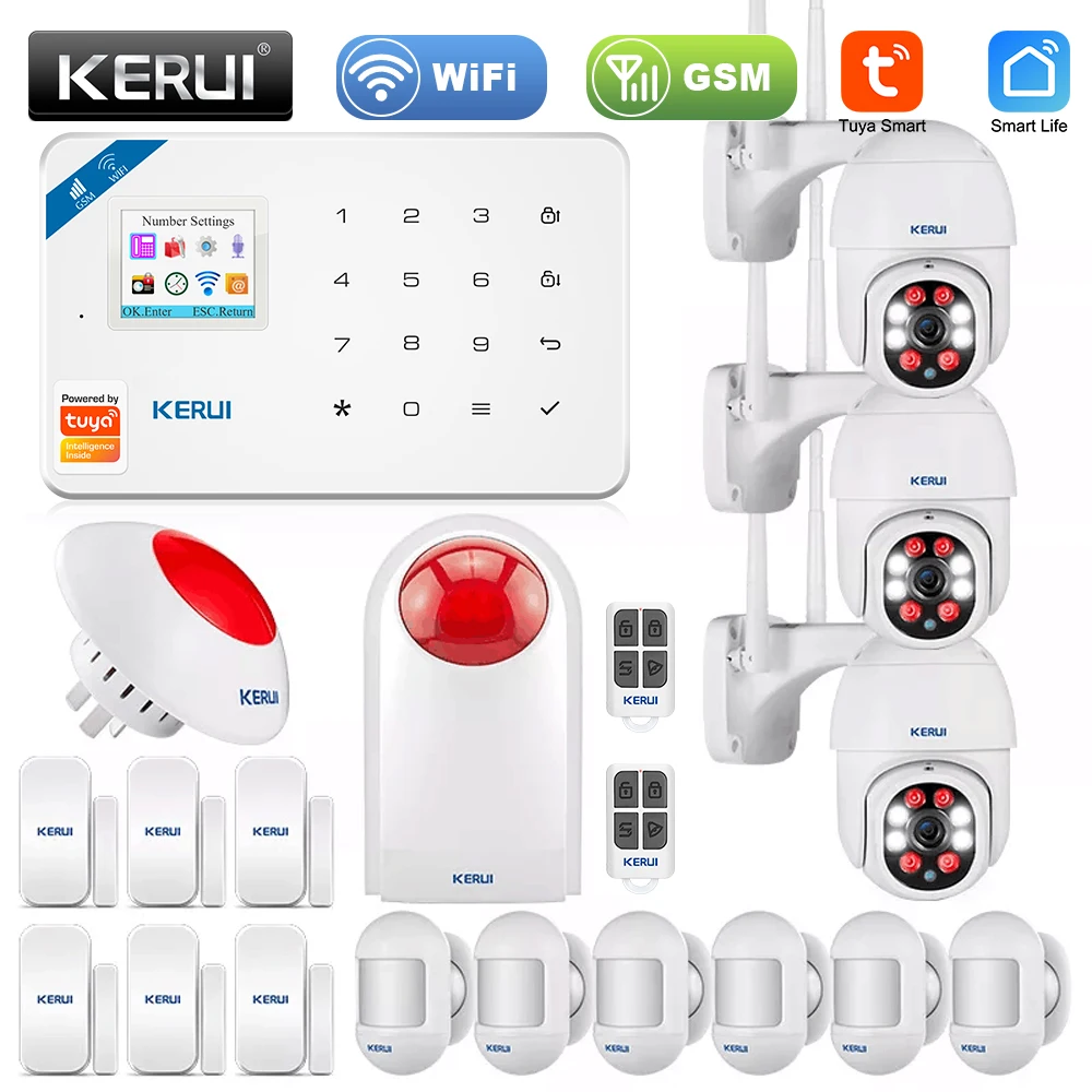 Беспроводная охранная сигнализация KERUI домашняя система охранной сигнализации