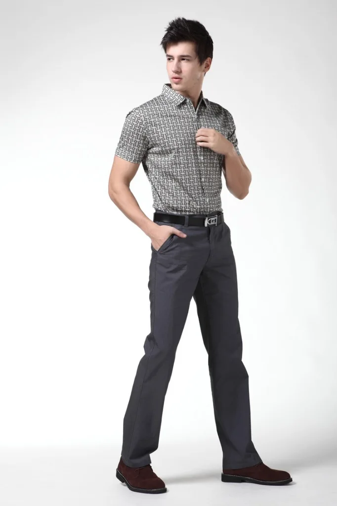 New Style Brand Casual Pants Spring And Summer Thin MEN'S Casual Pants Straight-Cut Men's Trousers HLVD1H009