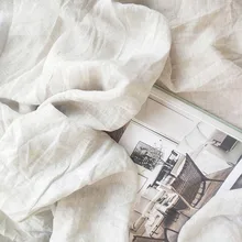 1 м чистая льняная ткань натурального цвета мягкая отделка 165gsm вес 110 дюймов(280 см) шипованные костюмы для постельного белья и подушки занавески