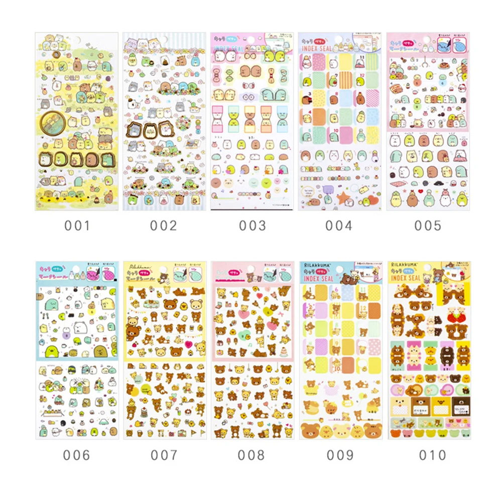 1 шт. Kawaii Мультфильм Sumikko Gurashi Bullet Journal Декоративные Канцелярские наклейки Скрапбукинг DIY дневник альбом палка этикетка