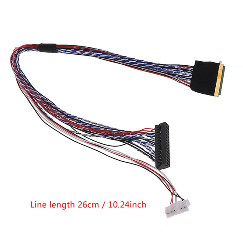 I-PEX 20453-040T-11 40Pin 2ch 6bit LVDS Cable For 10.1-18.4 inch LED LCD Panel 