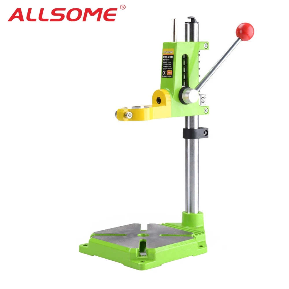 

ALLSOME Electric power Drill Press Stand table for Drills Workbench Clam