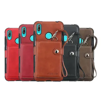 

For Huawei Y7 2019 Case Huawei Y7 Prime 2019 Protective Cover Luxury Wallet for Funda Huawei Y7 Prime 2019 Case Y 7 7Y Flip Skin