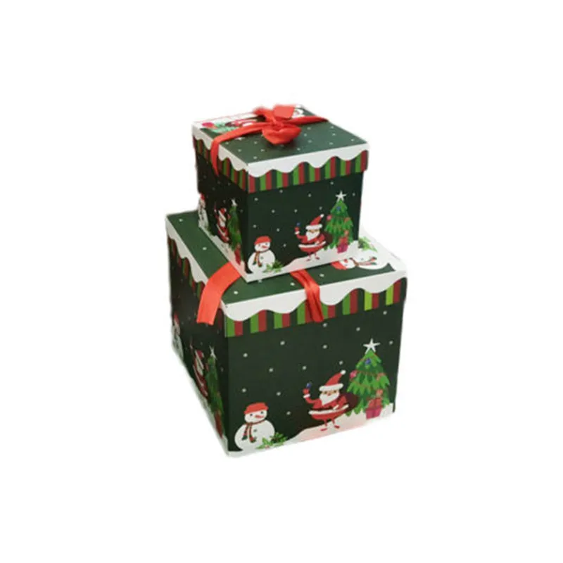 Рождественский подарок, Подарочная коробка, сделанная эльфом, папой, рождественским Сантой, вечерние украшения, Подарочный Декор