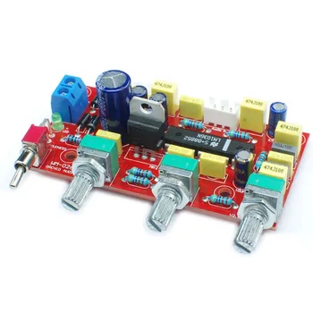

HIFI Enthusiast LM1036 Preamp Board Tone Board Amplifier Front Panel Bass and treble Adjustment DIY Amplifier Kit Accessories+0