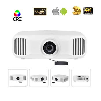 

CRE Home Theater Projector Android System 5.1 3d Shutter 3300 Lumens Wireless Projector