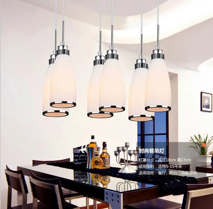 

Restaurant chandelier led round ceiling lamp creative bar chandelier modern minimalist dining room lamp atmosphere lighting