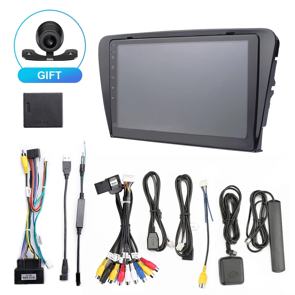 Android 10.0 EBILAEN Car Multimedia Player For Skoda Octavia A7 III 3 2014-2018 Autoradio Navigation GPS Camera 4G WIFI Carplay