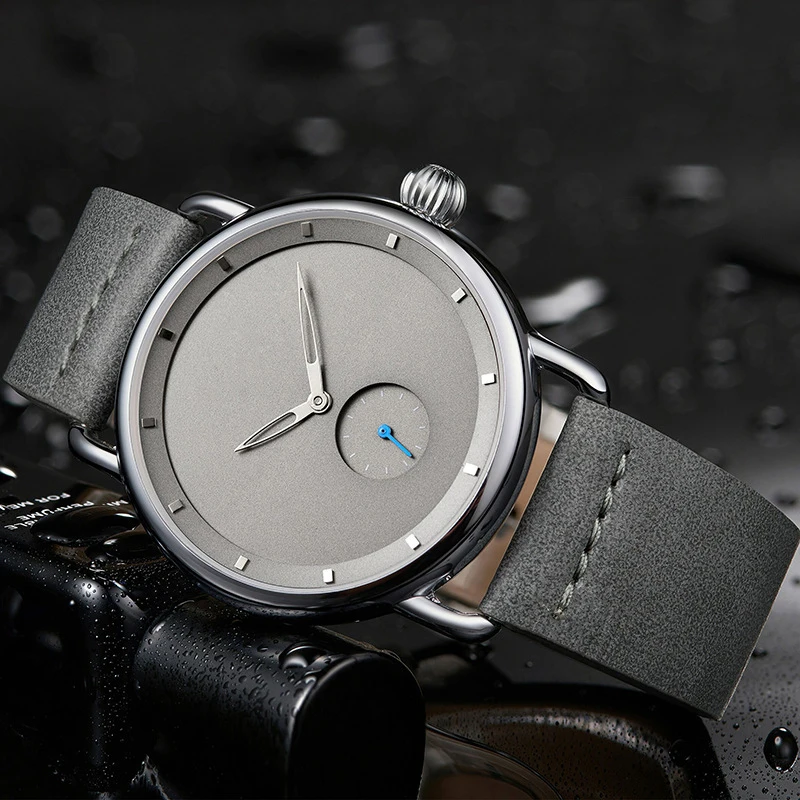 Mens Watches Minimalist Ultra Thin Fashion Dressy Wrist Watch for Men Business Casual Luxury Quartz Watch FOU99