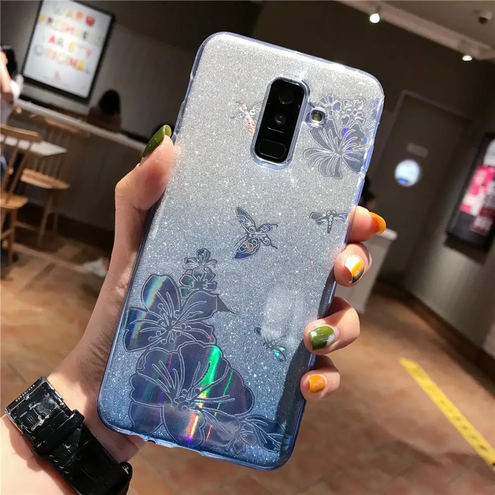 Чехол из ТПУ с градиентным цветком для Meizu 15 M6T M6S M5S M5C M6 M5 Note M3 U20 U10 MX6 Pro 6 мягкие
