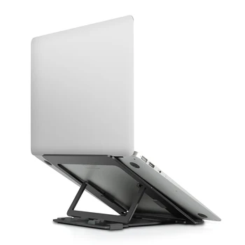 

Portable Aluminum Alloy Laptop Stand 5 Height Adjustable Desktop Folding Notebook Bracket NC99