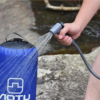 

11L Outdoor Shower Bag Inflatable Lightweight Portable Hiking Climbing Camping Waterproof Dry Pressure Water Bag Wash Clean Bags