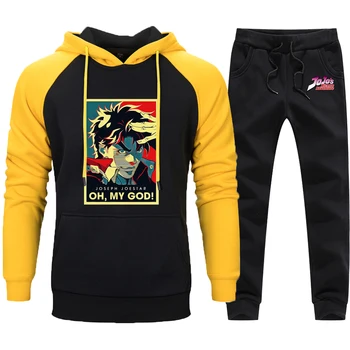 

Adventure Oh My God Hoodie Men Raglan Sleeve A Set Of Clothes 2020 Warm Fleece Winter Pullovers Harajuku Streetwear Hoodies Mans