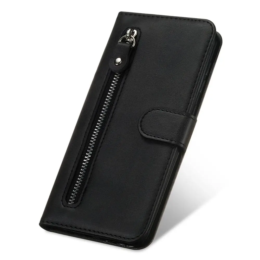 For Huawei P20 P30 Lite Pro Y5 Y6 Y7 Y9 Pro Prime Case Fundas Flip Zipper Wallet Cover For Huawei P smart Z Case Capa