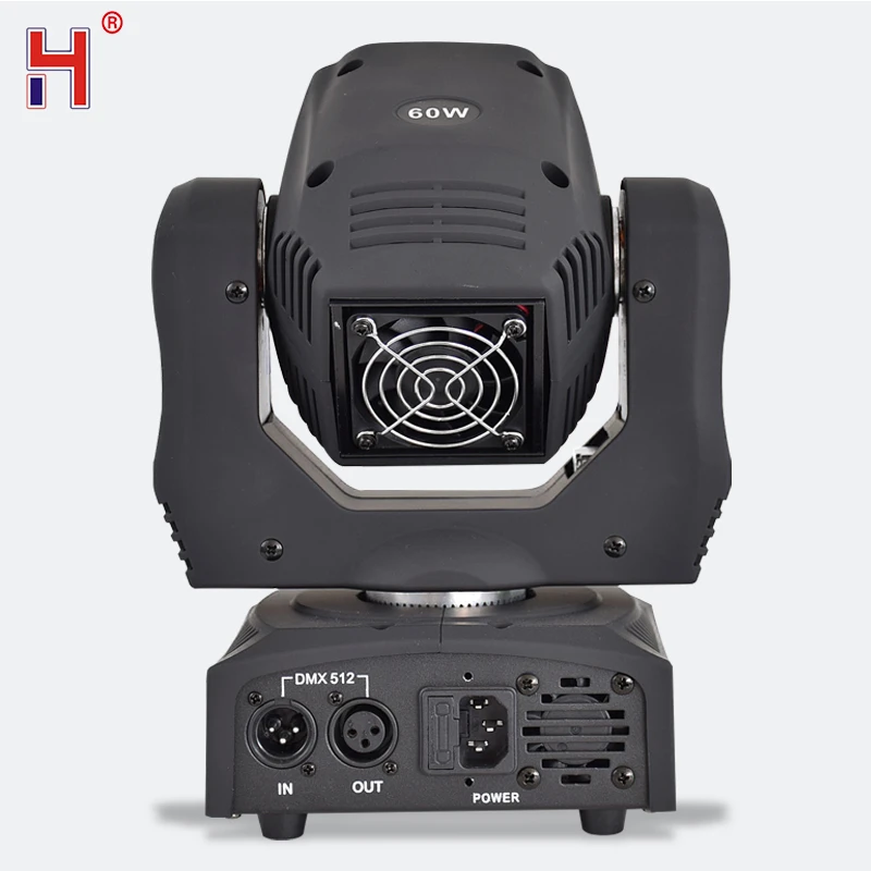 Светодиодные точечные Мини Moving головной светильник 60 Вт Dmx Dj 8 gobos эффект с 3 уход