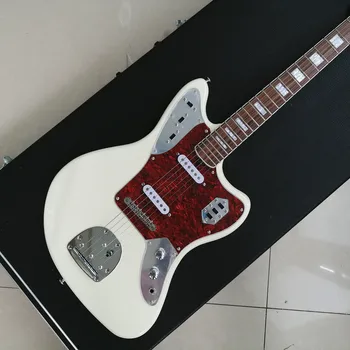 

6 strings classical model electric guitar,cream jaguar model,rosewood fretboard,free shipping